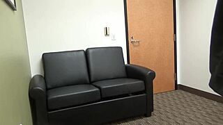 carrie b shows small tits in casting