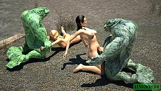 Forsaken Swamp Hentai Gangbang!