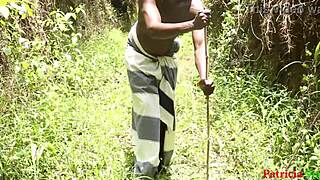 A woman searches for escape in the forest and encounters the guard.