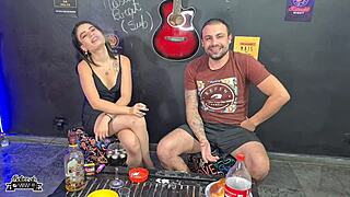 interview with skinny teen in casting blowjob session