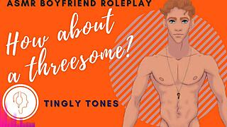 Threesome boyfriend roleplay asmr audio