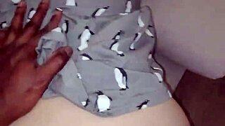 Sexy Horny Girl Bent Over On The Sofa Gets Rough Doggystyle From Big Black Cock