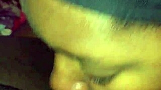 Boyfriend Calls During Ebony Babe's Deepthroat Blowjob!