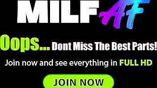 Sedona Reign, the fiery redhead milf, gets deeply impaled in POV. Her big boobs bounce as she takes that hard cock.