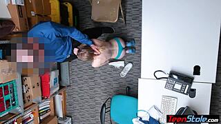 Crying Russian teen thief gets PUNISHED hard