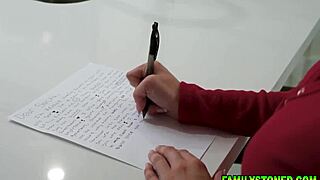 step parents give stepdaughter christmas blowjob and fingering