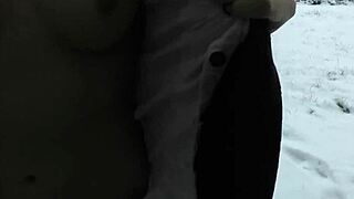 Redhead With Innocent Face Doing Perverted Stuff In Public Toilet