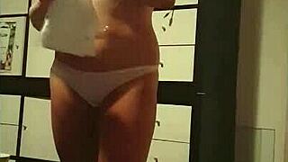 She changes clothes and shows off! Wow.