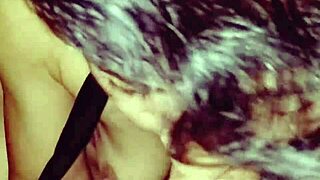 couple shares intimate oral moment together