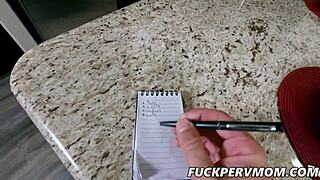 reagan foxx bendin’ over for her stepson hard