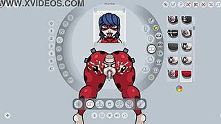 Marinette from Miraculous Ladybug in a sailor outfit for this cartoon fapwall part 1.