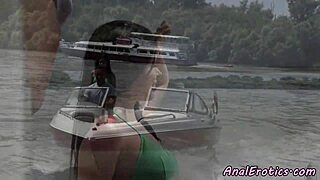 Outdoor Assfucked Beauty Dickriding Her Lover With Passionate Emotions