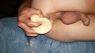 Monster Dildo Creampie For Horny Twink