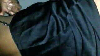 In the ghetto hood, this ebony cougar with huge ass gets wet for big black cock