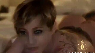 Cassiana calls friend for threesome and sucks his dick