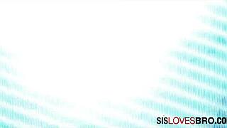 uhh stepsis blows stepbro even while nappin... cant believe she does it so good