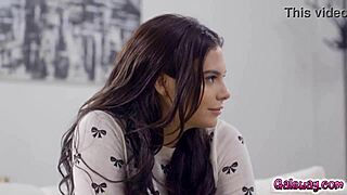 Violet Starr Leads Freya Parker In Lesbian Sex With Licking And Fingering