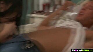 horny ashli orion gets fucked in front of nerdy bf with muff diving and fingering!