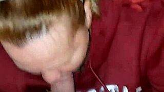 Redhead Feels Deep Blowjob Passion Leading To Creampie