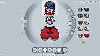 Marinette from Miraculous Ladybug in a sailor outfit for this cartoon fapwall part 1.