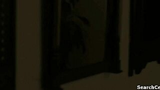 Melissa George bent over in doggystyle scene