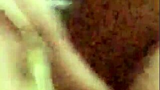 my ebony girl deepthroats big black cock, spitting cum