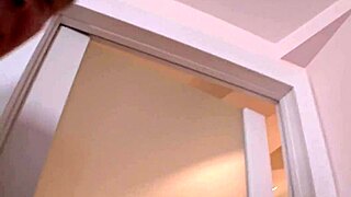 A lad seduces his playful roommates into an intimate encounter in the bathroom