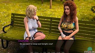 hot teen 18+ blonde kisses in college threesome pov 😘