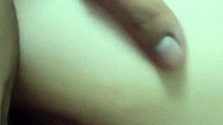 hot wife sucking and taking her first big black cock, cumshot close up 😍