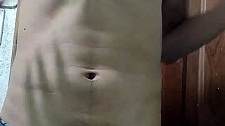 Young skinny twink masturbates at home.