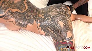 tattooed hottie darcy diamond getting fucked by bbc in all positions 😏