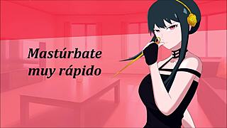 yor wants to practice sex with you in audio joi hentai