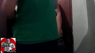 She eats his ass while he fucks her hard