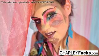 Charley Teases with Big Tits and Pussy