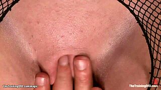 busty redhead milf gets licked and fucked hard in bizarre bondage session