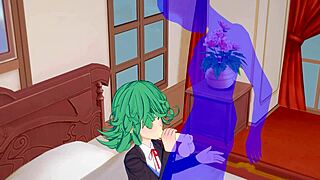 One Punch Man hentai - Tatsumaki in hard action - Japanese Asian manga anime film game.