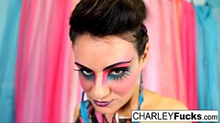 Charley Teases with Big Tits and Pussy