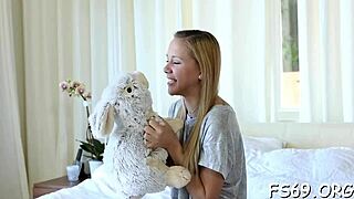 that lustful little 18+ chick invited a boy over for some hardcore fucking