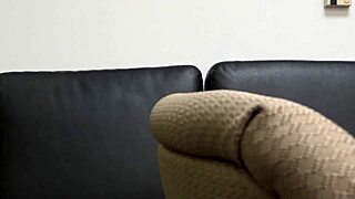 zelda sits on the sofa for a rough casting interview