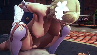 Have you seen lumine in genshin hentai getting hardsex with big dick?