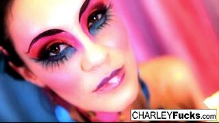 Charley Teases with Big Tits and Pussy