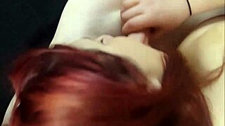 Chunky Redhead BBW with Big Tits and Ass Sucks Stranger's Cock on Webcam