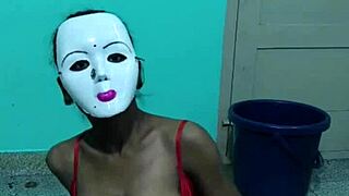 sexy squirter stepmom gets caught masturbating with toys, then horny girl joins for lesbian fun with monster cocks.