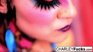 Charley Teases with Big Tits and Pussy