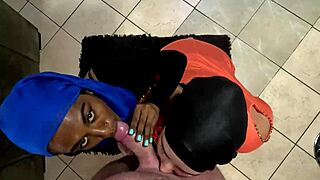 hey, watch us muslim hijab women suck dick and get cum all over our faces!