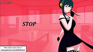 yor wants to practice sex with you in audio joi hentai