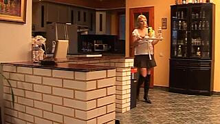 milf bends over for doggystyle fucking her wet pussy