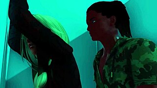 club night with blonde dancing and facial