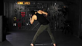 hey levy foxx, ready to be whipped and face fucked by your aggressive dom top in gay bondage?