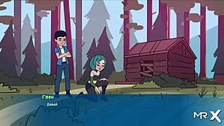 camp pinewood sex party episode 1, group creampie in full swing